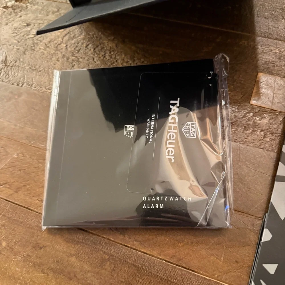 Stock TAG Heuer Black and Gray Packaging Set